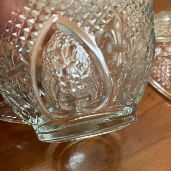 Tea Cup Set 6 Piece Cup and Saucer Glass Microwave Safe Coffee - Picture 7 of 7